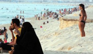 Dress code for beaches In Dubai images and photos