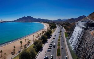 Khoefakkan Waterfall near Dubai